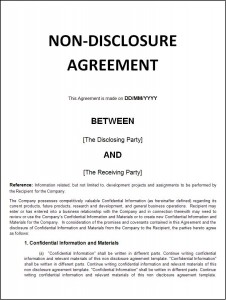 Non-Disclosure-Agreement-Template
